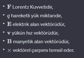 lorentz formülü